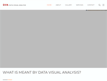 Tablet Screenshot of datavisualanalysis.com